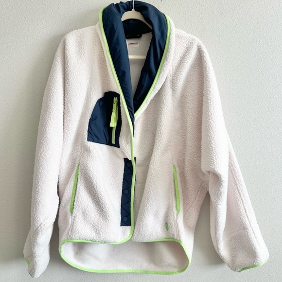 Free People Movement Hit The Slopes Shawl Fleece Jacket Size XL - Picture 5 of 5
